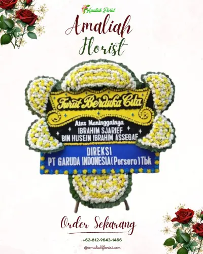 Papan Bunga Duka di Sukamukti